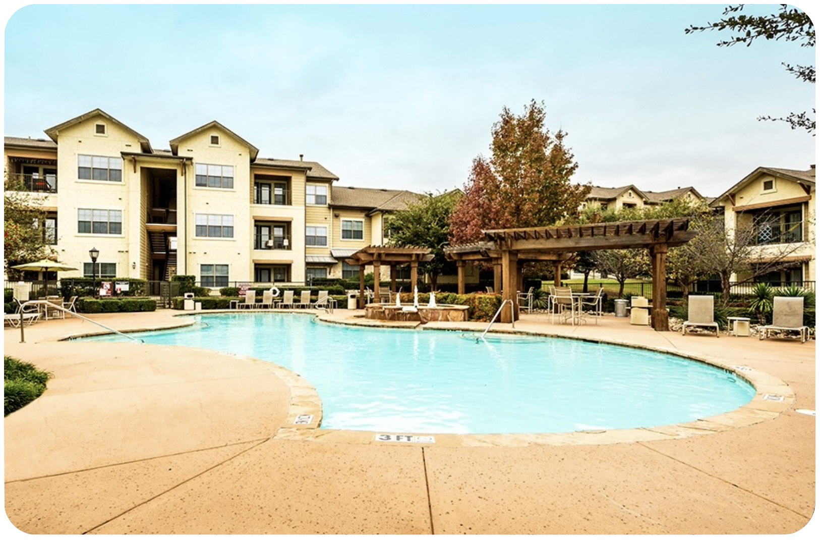 Multi Family Garden Style Apartments Pool Multi Family Garden Style Apartments Pool